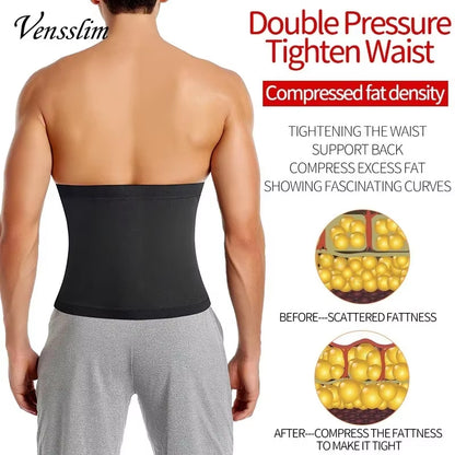 Waist Trainer for Men Sauna Belt Slimming Belt Waist Trimmer Sweat Workout Body Shaper Fitness Faja Slim Shapewear